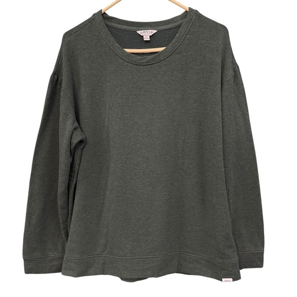 Orvis Tops - Orvis Women’s Large Green Long Sleeve Pullover Top Modal Blend